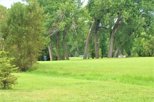 Jackson Park: Hole 2 · Tee pad · Aug 2019, photo by Vern Lepine