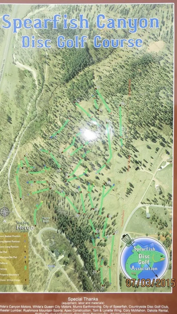 Spearfish Canyon DGC: Jul 2015, photo by Vey Thach